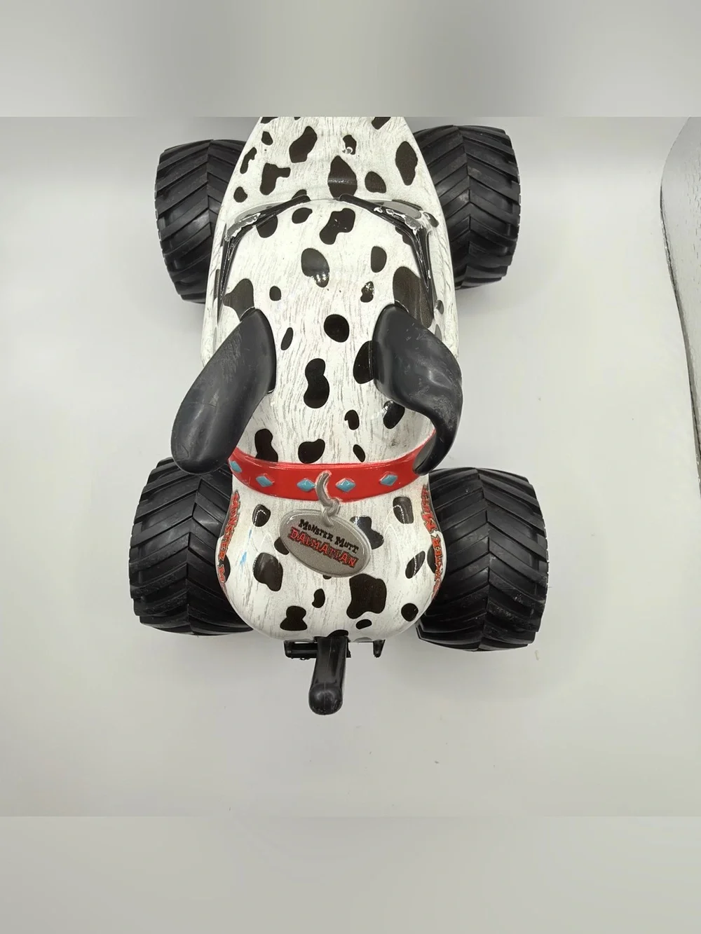 Spin Master 2018 Monster Jam Monster Mutt Dalmatian Rev N Roar Push Car